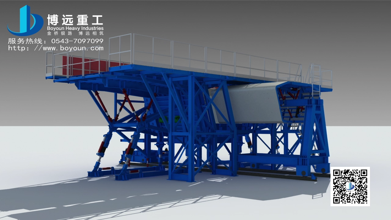 節(jié)段拼裝箱梁施工演示動(dòng)畫